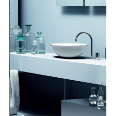 AZZURRA JUBILAEUM раковина накладная круглая диаметр 48*h18см без отв-й под смеситель, цвет белый (НЕ ПРОИЗВ!)