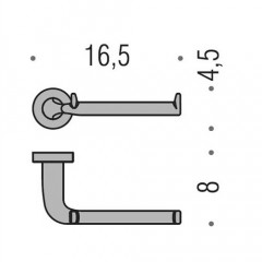 Colombo Basic Держатель для туалетной бумаги, цвет: хром