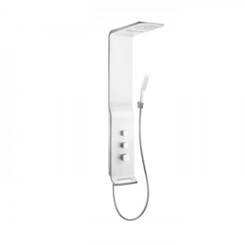 Hansgrohe Raindance Lift Душевая панель с верхним душем, водопад, ручным душем и термостатическим смесителем, цвет: хром/белый