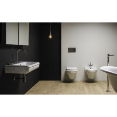 AZZURRA CHARME биде подвесное 52х40см, с 1 отв.c креплением KIT 2000 CF, цвет белый