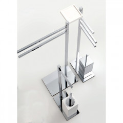 Bertocci Settecento Полотенцедержатель напольный 84 см, цвет: хром