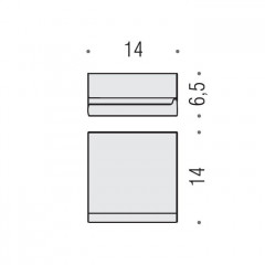 Colombo Lulu Держатель туалетной бумаги с крышкой, цвет: хром