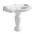 AZZURRA JUBILAEUM раковина со спинкой 112*62см с 1 отв под смеситель, цвет белый