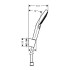 Hansgrohe Raindance Select S 120 3jet, ручной душ цвет: хром