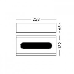 Colombo Hotel Collection Контейнер для салфеток, цвет: хром