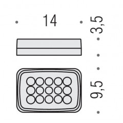 Colombo Time Мыльница подвесная, цвет: хром/матовое стекло
