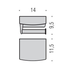 Colombo Land Держатель для туалетной бумаги, цвет: хром