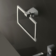 Bertocci Grace Полотенцедержатель - кольцо 25см, подвесной, цвет: хром