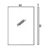 Colombo Fashion Mirrors Зеркало в раме 60х90см, цвет: хром
