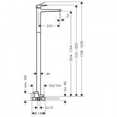 Hansgrohe Metropol Смеситель для раковины, на 1 отв., цвет: хром