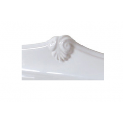 AZZURRA JUBILAEUM раковина со спинкой 90*56см с 1 отв под смеситель, цвет белый