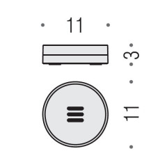 Colombo Nordic Мыльница настольная, цвет: хром/белый