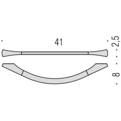 Colombo Land Полотенцедержатель 41см, цвет: хром