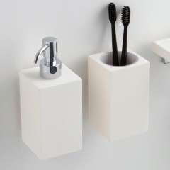 Bertocci Settecento Дозатор подвесной, цвет: белый матовый композит/хром