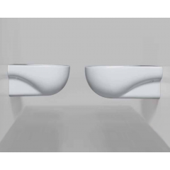 AZZURRA NUVOLA Mini Биде подвесное 46х35см c 1 отв., цвет белый, с креплением KIT2000CF