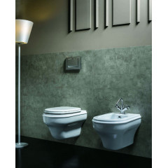 AZZURRA CHARME унитаз подвесной 52х40см, c креплением KIT 2000 CF,цвет белый