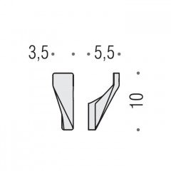 Colombo Alize Крючок AR37, цвет: хром