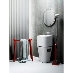 AZZURRA TANDEM Раковина подвесная 44х43см без отв. под смеситель, белая