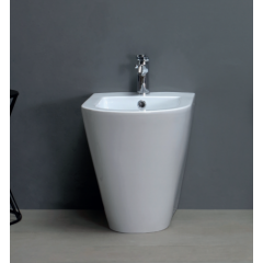 AZZURRA FORMA Биде приставное 54х37х42см , с 1 отв под смеситель,с креплением, цвет белый