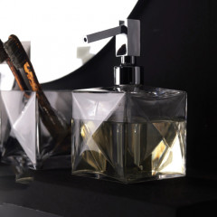 Bertocci Grimilde Дозатор настольный, цвет: прозрачный хрусталь/хром