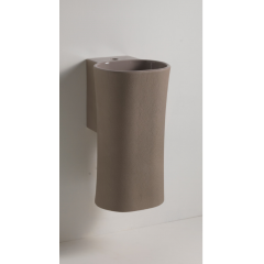 Azzurra Nativo Раковина подвесная 35х37хh62см без отв. под смеситель, с креплением, цвет белый