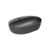 AZZURRA ELEGANCE CIRCLE раковина накладная 60х42х14см с 1 отв. под смеситель , цвет carbone