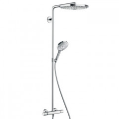 Hansgrohe Raindance Select S 300 Душевая стойка с термостатическим смесителем, цвет: хром глянцевый
