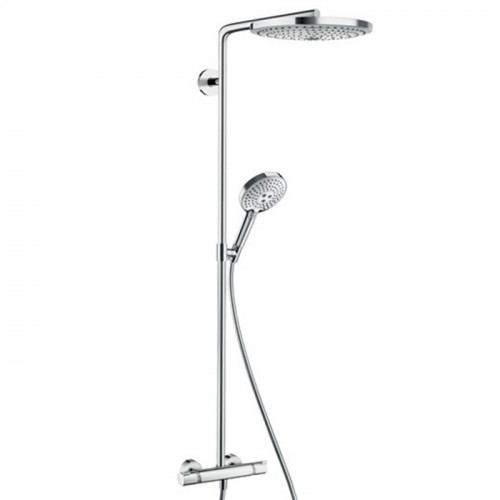 Hansgrohe Raindance Select S 300 Душевая стойка с термостатическим смесителем, цвет: хром глянцевый