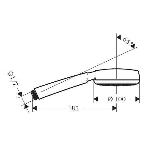 Hansgrohe Crometta 100 1jet Ручной душ, цвет: хром
