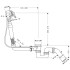 Hansgrohe Exafill S Излив для ванны с набором для слива-перелива, цвет: хром