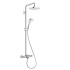 Hansgrohe Croma Select E 180 SHP Душевая система, верхний душ 187мм, с ручным душем и смесителем, цвет: хром