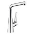 Hansgrohe Metris Смеситель для кухни на 1 отв, поворотный и выдвижной излив, цвет: хром