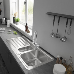 Hansgrohe Focus M42 Смеситель для кухни, 1 отв., цвет: нержавеющая сталь