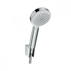 Hansgrohe Crometta 100 1jet Port Ручной душ 10см., с держателем, цвет: белый/хром
