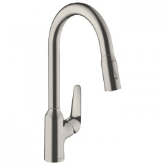 Hansgrohe Focus M42 Смеситель для кухни, 1 отв., цвет: нержавеющая сталь