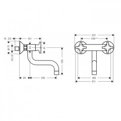 Hansgrohe Logis Classic смеситель для кухни, цвет: хром