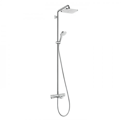 Hansgrohe Croma E 280 1jet Душевая система Showerpipe с термостатом для ванны, хром