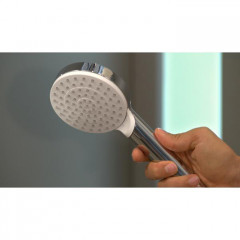 Hansgrohe Crometta 1jet Ручной душ 10см., с держателем, цвет: белый/хром