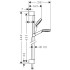 Hansgrohe Crometta Vario Unica Душевой набор: штанга 650mm, ручной душ, 1jet (Rain), EcoSmart, шланг, цвет: белый/хром