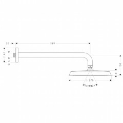 Hansgrohe Raindance Classic AIR 240 Верх. душ