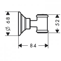 Axor Montreux Держатель ручного душа, цвет: никель шлифованный
