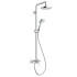 Hansgrohe Croma Select S 180 SHP Душевая система, верхний душ 187мм, с ручным душем и однорычажным смесителем, цвет: белый/хром