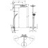 Hansgrohe Raindance Select S 240 Showerpipe Душевая система, с верхним душем Ø30см., ручным дешем, и термостатическим смесителем, цвет: хром