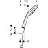 Hansgrohe Croma 100 Multi Ручной душ, цвет: хром