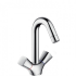 Hansgrohe Logis, Смеситель для раковины, поворотный излив, с донным клапаном, Цвет: хром