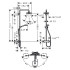 Hansgrohe Croma Select E 180 Showerpipe Душевая система, верхний душ 187мм, с ручным душем и смесителем, цвет: белый/хром