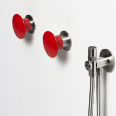 ANTONIO LUPI MINIMAYDAY Смеситель встраиваемый, однорычажный, в комплекте со встроенной частью, цвет красный