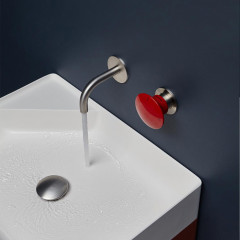 ANTONIO LUPI MINIMAYDAY Смеситель встраиваемый, однорычажный, в комплекте со встроенной частью, цвет красный