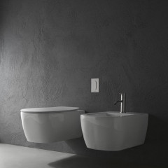 ANTONIO LUPI KOMODO Биде подвесное 540х360х260 мм., с 1 отверстием для смесителя, цвет белый матовый