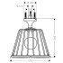 Axor LampShower Верхний душ 1jet с потолочным подсоединением, цвет: хром